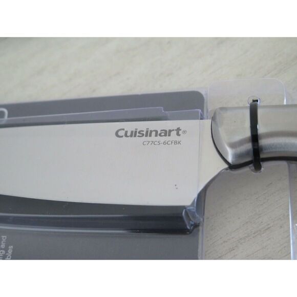 Cuisinart Classic C77CS-6CFBK, Silver/Black 6" Chef Knife - Picture 5 of 5